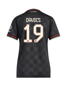 Billige Bayern Munich Alphonso Davies #19 Tredjedrakt Dame 2025-26 Kortermet